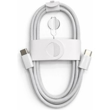 Yollayenilensin Type-C To Type-C Şarj Kablosu Iğneli 16 Pro Max – 1 Metre Uzunluk, Hızlı Şarj ve Veri Transferi