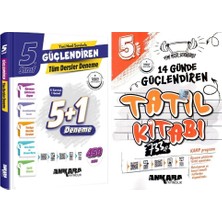 Ankara Yayınları Ankara 2025 5. Sınıf 14 Günde Güçlendiren Tatil Kitabı + Paket Deneme Seti 2 Kitap