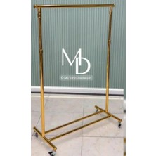Md Vitrin Dekorasyon Gold Kaplama Dayanıklı Orta Stand Askılık