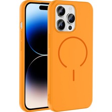 Ceponya iPhone 14 Pro Max Kılıf Kamera Çıkıntılı Magsafe Şarj Özellikli Lüx Meta Kapak