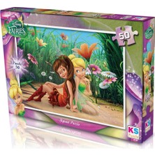 Popüler Sepet Fairies 50 Parça Puzzle - Nessiworld