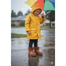 Bukond Çocuk Içi Kürklü Su Geçirmez  Hafif Kışlık Bot Çizme