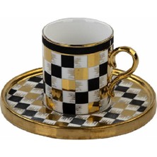 Mitra Fincan Takımı Kahve Porselen 12 Parça CMR-2023021 1199