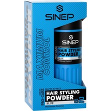 Sinep Toz Wax No:2 Extra Hold Mavi Blue Profesyonel Şekillendirme & Güçlü Tutuş 20 gr