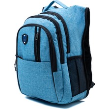 Probag Çok Gözlü Ergonomik Sırt Çantası – Su Itici Unisex Okul, Günlük ve Seyahat Çantası Mavi