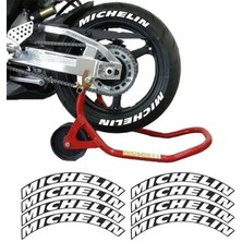 Gogo Mıchelın Beyaz 3D Lastik Yanak Yazısı