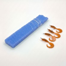 4 Iğneli Silikon Çapari Takım - Fishack - Silikon Kurt Yemli