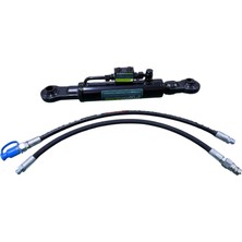 Peren Traktör Hidrolik Orta Kol 50 cm – Steyr & John Deere Uyumlu – Hortumlu Set -Iki Göz Geniş