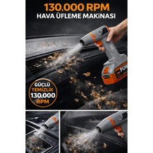 vooka 130.000 Devir Şarjlı Hava Üfleme Makinesi – Güçlü Toz ve Temizlik Cihazı
