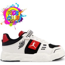 Çocuk King Kısa Cırtlı Ortopedik Spor Ayakkabı