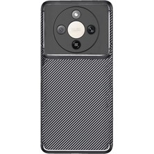 Apsuwa Honor Magic 8 Lite Kılıf Negro Karbon Desen Silikon