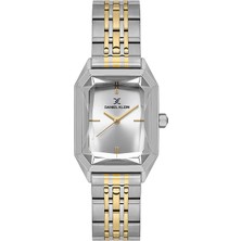 Daniel Klein Kadın Kol Saati Yeni Sezon Su Geçirmez 2 Yıl Garantili Kesme Cam Dikdörtgen Çelik