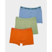 GOST LİRİA -Fresh Mode  Erkek Boxer – 3’lü Paket - Çok Renkli