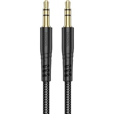 Hoco UPA24 Aux To Aux 3.5mm Ses Aktarım Kablosu 1MT-(5775) - VR002D-69YF63