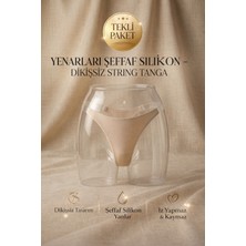 Cushy Panky Görünmez Dikişsiz Tanga – Şeffaf Silikon Bantlı, Kaymaz, Abiye & Gelinlik Altı Ultra Seamless