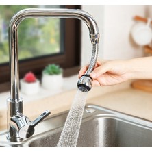 Gusion Hortumlu Esnek Su Tasarruflu 2 Modlu Musluk Başlığı Banyo Mutfak