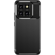 AK-SA-STR Newface Xiaomi Mi 14T Kılıf Auto Focus Karbon Kapak - Siyah