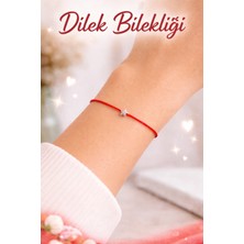 İsea Hobi Şans ve Dilek Temalı Kırmızı Ip Bileklik – Yıldız Figürlü