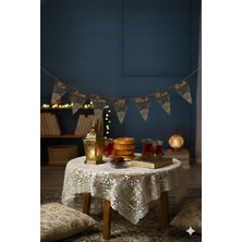 Deniz Party Store Eid Mubarak Hoşgeldin Ramazan Flama Bayrak 2 Metre 10 Bayrak Süs