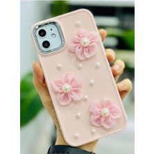 Storemax 11 ile Uyumlu Tül Çiçek Tasarımlı Oyuncaklı Esnek Silikon Kılıf