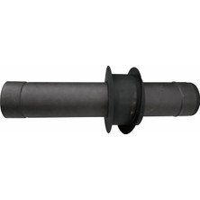 Dorello Isı Yalıtımlı Baca Adaptörü | Yüksek Isı Dayanımlı, Siyah Model