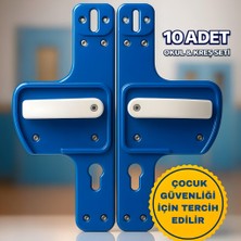 Life360 Bariyerli Kapı Kolu |çocuk Güvenlikli | Okul, Kreş ve Eğitim Alanlarına Uygun 10 Adet