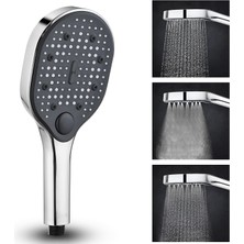 Yapıtaşı YT288 Elif Banyo Duş Başlığı Butonlu 3fonksiyonlu