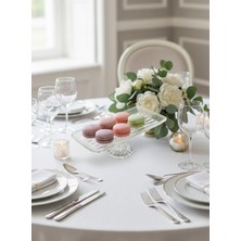 Skygo Ayaklı Sunumluk  Pasta Börek Şık Sunumluk Şeffaf - 14X30X10 cm