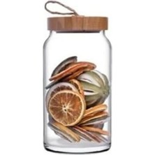 Bamboo Kapaklı Kavanoz 1130CC 4 Adet 43593