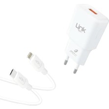 T456E Eco PD20W Type-C To Lightning Kablolu Şarj Aleti Set