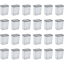 24'lü Setskali Dikdörtgen Saklama Kabı 2350 ml