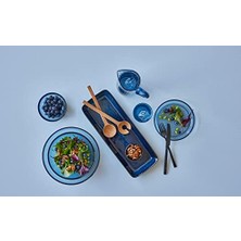 Bıtz Gastro Servis Tabağı Dikdörtgen Siyah/koyu Mavi 38 x 14 x 2 cm