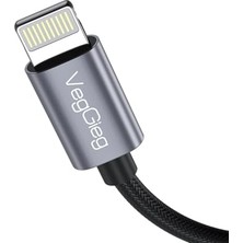 Lightning To 3.5mm Örgülü Kulaklık Dönüştürücü Adaptör