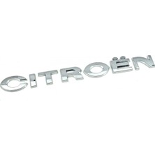 Citroen C3  -  C3 ve Citroen Yazısı Bagaj Kaputu Üzeri
