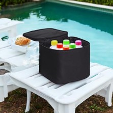 Figiza 8 Litre Termos Çanta – Isı Yalıtımlı Termal Yemek ve Içecek Taşıma Çantası, & Soğuk Koruma, Piknik, Kamp, Ofis, Seyahat ve Araç Kullanımı Için Uygun, Sızdırmaz ve Silinebilir (Siyah)