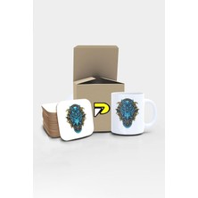 Tasarımlı Baskılı Kupa Bardak Seti, Eğlenceli Özel Hediye Mug