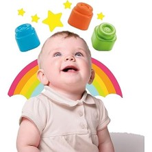 Clemmy 17878 40 Adet Şeffaf Kız Çantası Çok Renkli