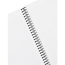 Primary Serisi, A4, 5 Konulu (4 Kareli, 1 Çizgili) 150 Yaprak Pp Kapaklı Spiralli Defter, Sarı