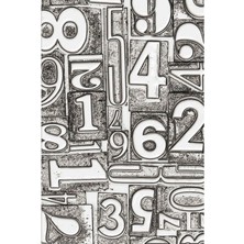 3D Doku Kalıbı - Tim Holtz Numbered