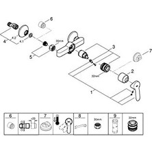 Bauedge Duş Bataryası- 23636000