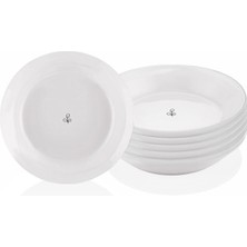 The Mia Summertime Yemek Tabağı 6lı Set 20 cm SMR0014