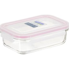 Dikdörtgen Cam Saklama Kabı, 400 ml