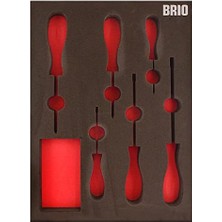 Tornavida ve Torx Allen Seti 13 Parça Sünger Yatak Boş