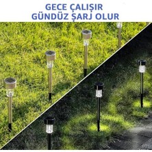 Solar Bahçe Lambası 10’lu Set Direk Aydınlatma – Güneş Enerjili LED Işık, Su Geçirmez, Dış Mekan Aydınlatması, Kolay Kurulum, Enerji Tasarruflu, Modern Tasarım