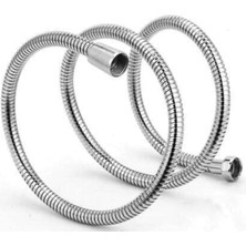 Örgülü Ince Çift Kenetli Kromajlı Lüks Görünümlü Spiral - Anti-Twist Özellikli 360 Derece Dönerli Pirinç Somun