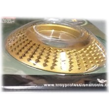 25077 Avuç Taşlama Için Ahşap Aşındırıcı Disk, Yarı Küre, 125MM