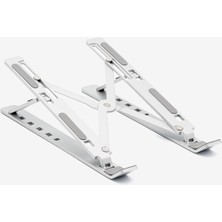 Laptop Standı Katlanabilir Çok Fonksiyonlu Metal Silver