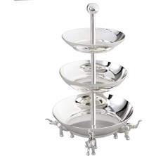 Ganesha Üç Katlı Sunumluk 11 x 12,3 x 15 cm