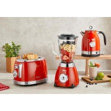 ZLN7033 60'lı Yılların Retro Su Isıtıcısı, 1,7 LITRE,%100 Bpa Içermez, 2000 Watt, Paslanmaz Çelik Iç Kısım, Analog Sıcaklık Göstergeli, Çay Makinesi, Otomatik Kapanma, Gösterge Lambası