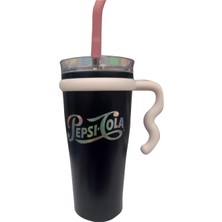 Çelik Içli Termos Bardak 1000 ml Siyah Kola